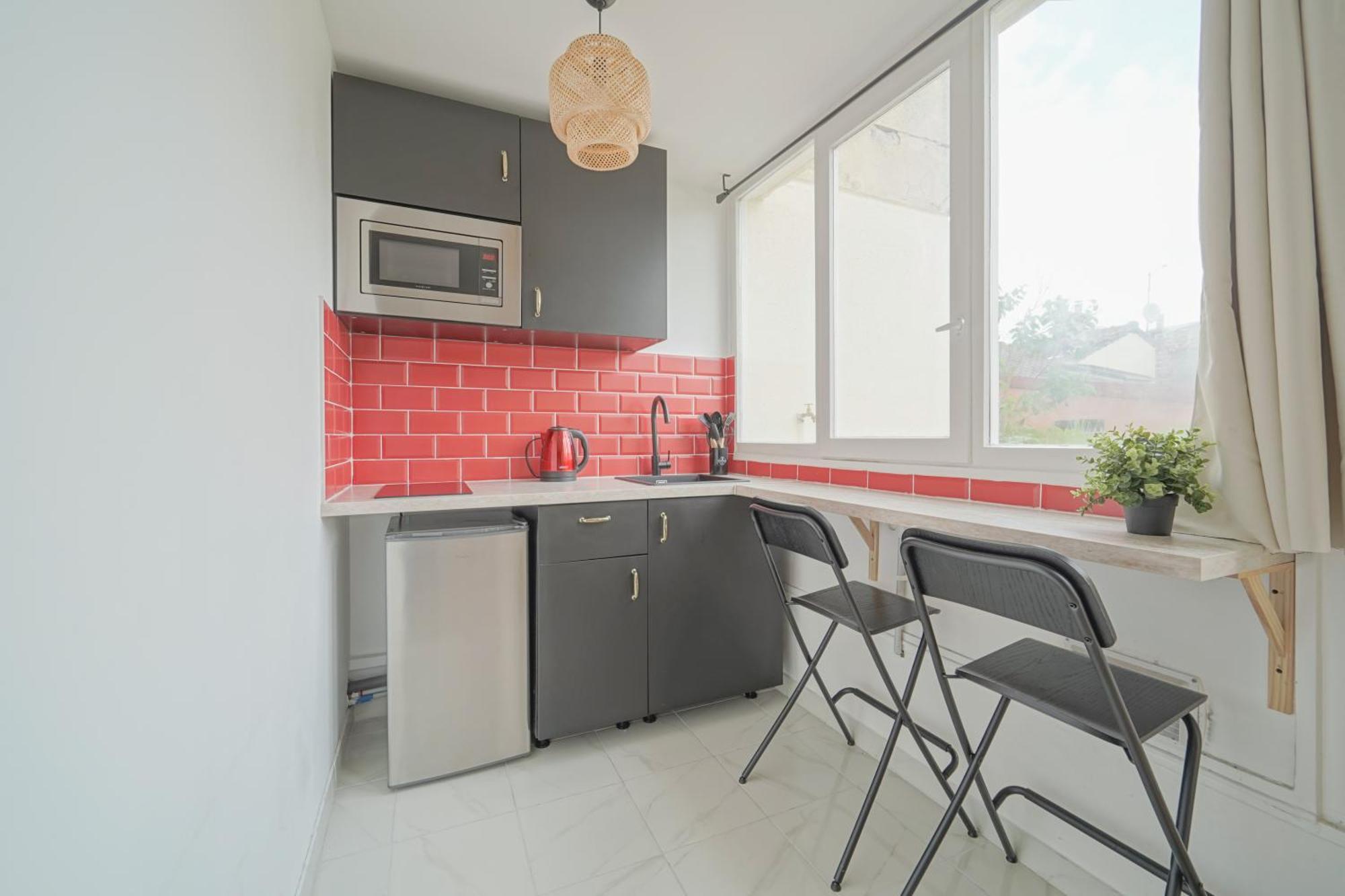Complete 1Br With Balcony Only 5 Min. On Foot To Metro By Doorman Apartman Saint-Ouen  Kültér fotó