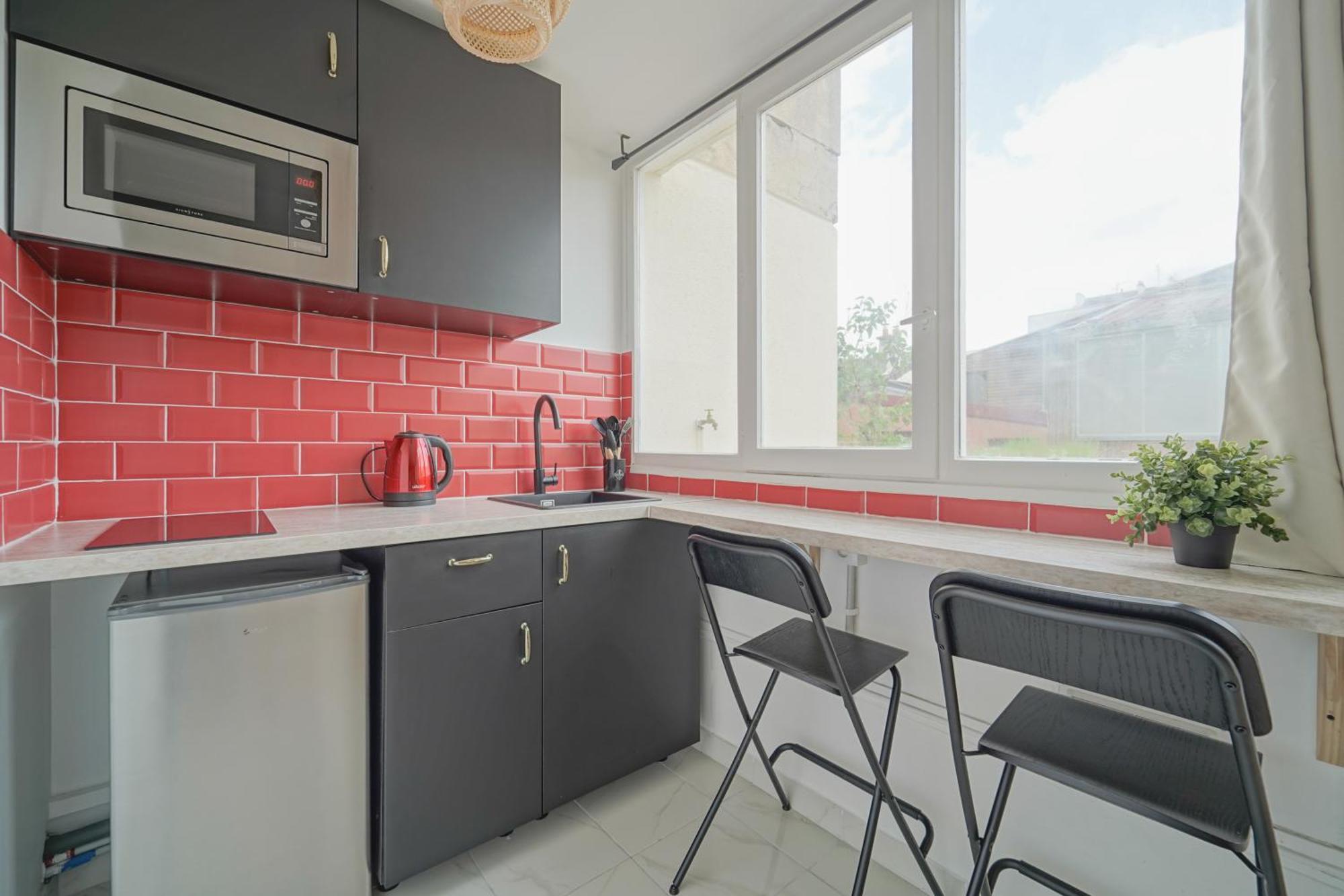 Complete 1Br With Balcony Only 5 Min. On Foot To Metro By Doorman Apartman Saint-Ouen  Kültér fotó